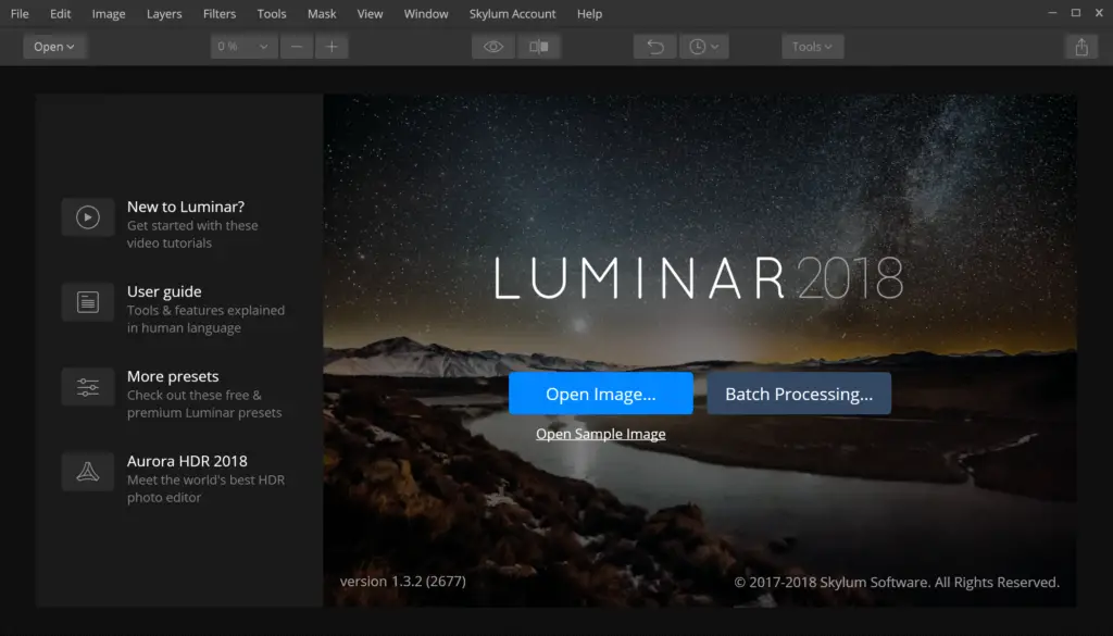 Luminar Start Portal