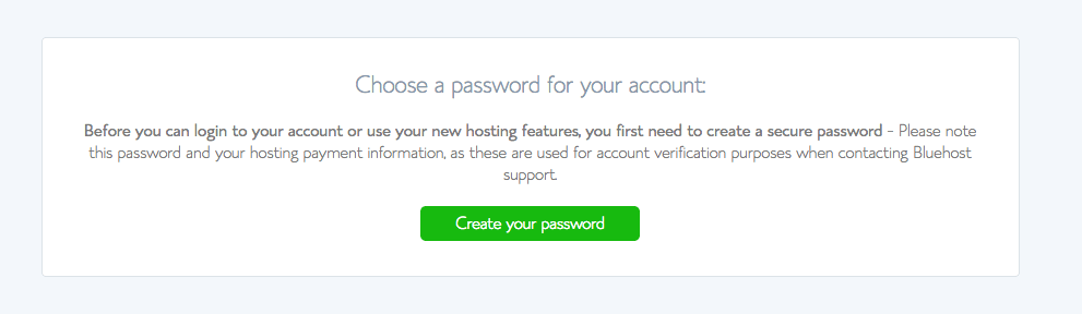 Start your own blog Password